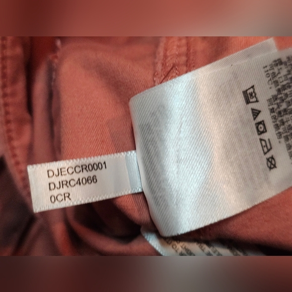 DKNY Jeans Women’s Slim Stretch Pants Rust Red Size 29 - Picture 6 of 11